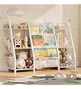 Amazon.co.jp: GoTiling 大容量 子供 収納 本棚: リビング しっかり